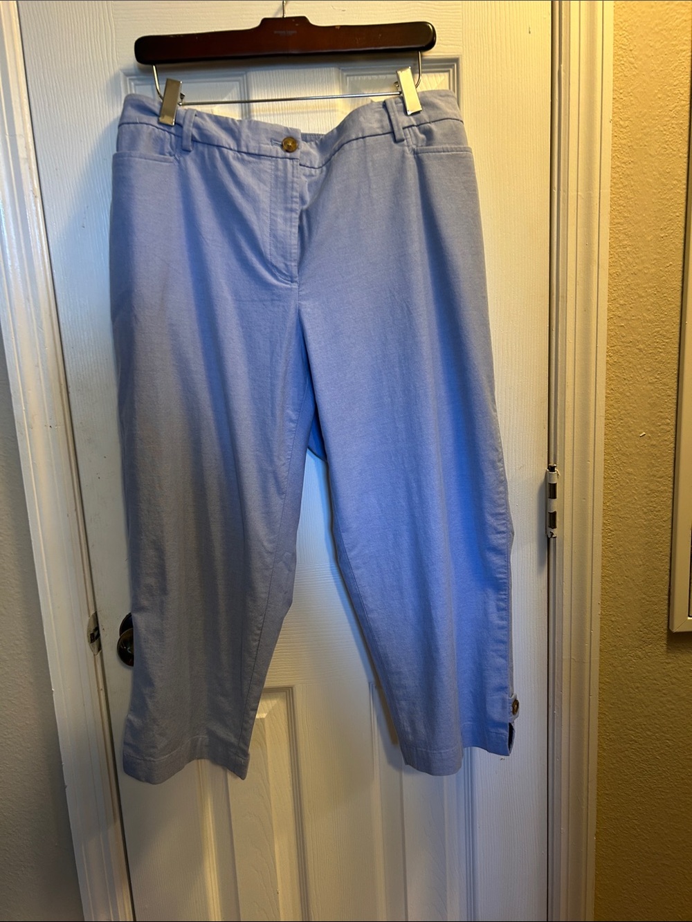 Talbots Light Blue Capri Pants